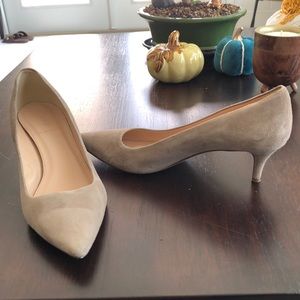Tan Suede Heels